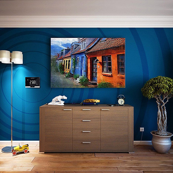 Termostat ambiental programabil fara fir DG19 negru Homplex [7]