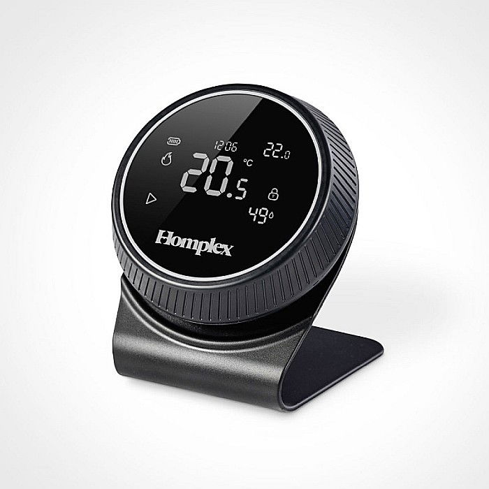 Termostat de ambient cu control prin internet Homplex NX1 fara fir negru [4]