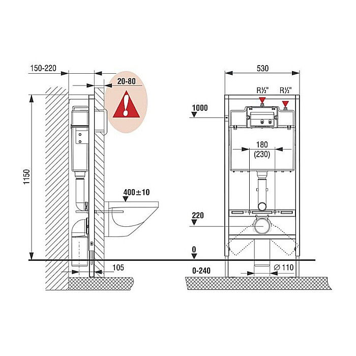 REZERVOR WC INCASTRAT LIV CU CLAPETA APLITE CROM LIV-FIX 9012 JOG [2]