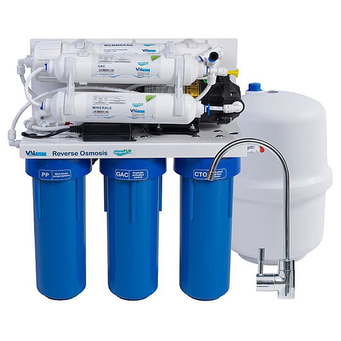 Statie osmoza inversa cu mineralizare si pompa AQUA05323311020 Aquapur Valhoh Valrom [1]