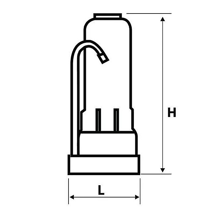 Filtru apa potabila BOB albastru 87210000000 Aquapur Valhoh Valrom [3]