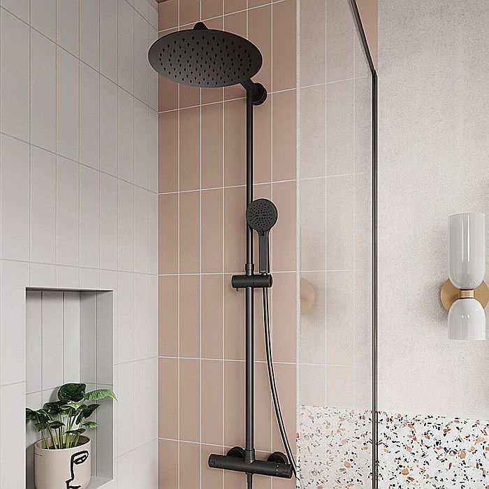 SET DUS FERRO BATERIE TERMOSTATATA + DUS FIX + DUS MOBIL TREVI BLACK NP75-TRV7U-BL [3]