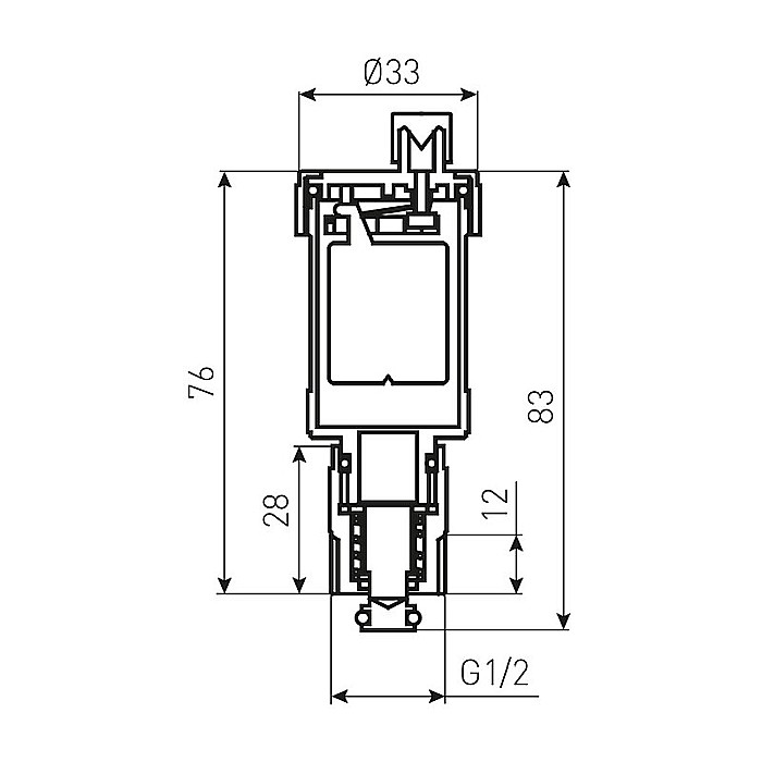 AERISITOR AUTOMAT 1/2 O15AS2 FERRO [2]