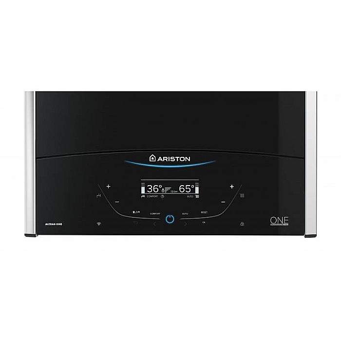 CENTRALA TERMICA PE GAZ ARISTON ALTEAS ONE+ NET 24 KW SENSYS HD NEGRU IN CONDENSATIE KIT EVACUARE INCLUS 3301771 [5]