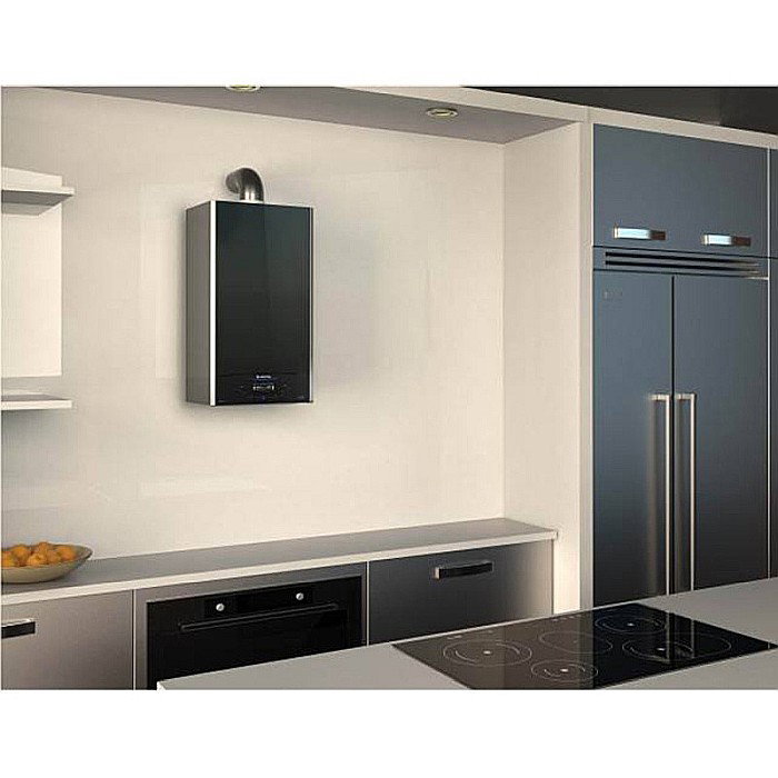 CENTRALA TERMICA PE GAZ ARISTON ALTEAS ONE+ NET 35 KW SENSYS HD NEGRU IN CONDENSATIE KIT EVACUARE INCLUS 3301773 [6]