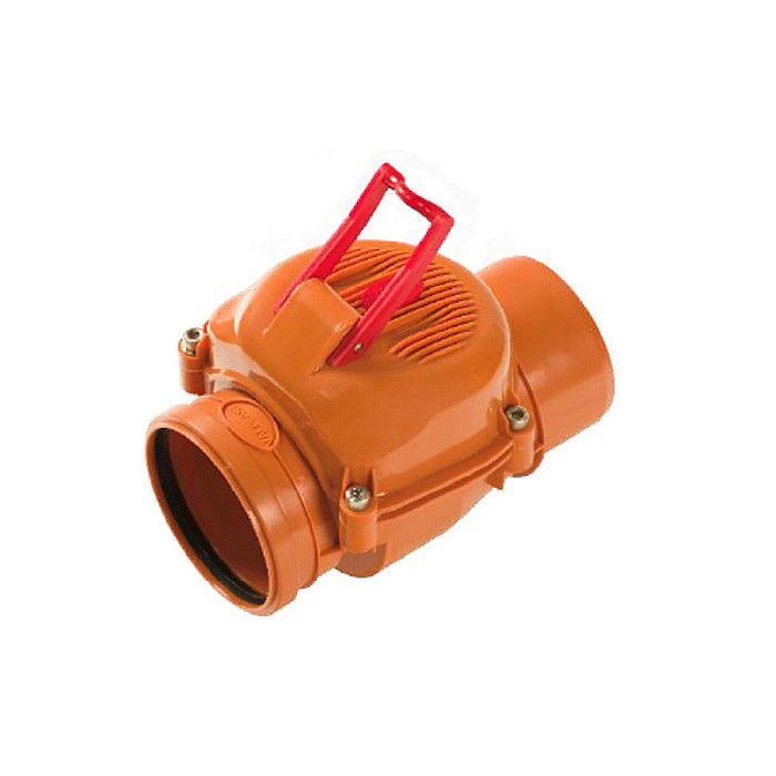 CLAPETA ANTIRETUR PVC110 CU INCHIZATOR KOMPACTKIT VALROM [2]