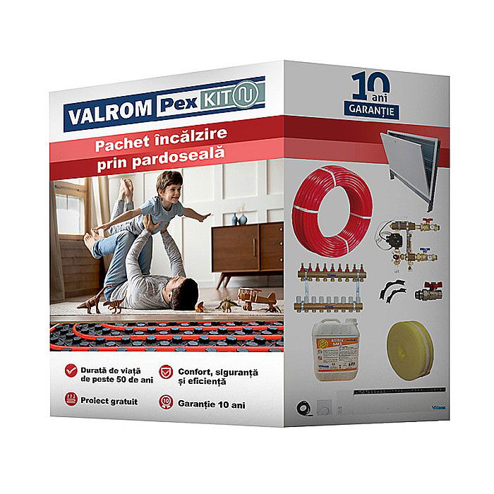 KIT INCALZIRE IN PARDOSEALA 50MP VALROM CONFORT CU AUTOMATIZARE FIR [1]