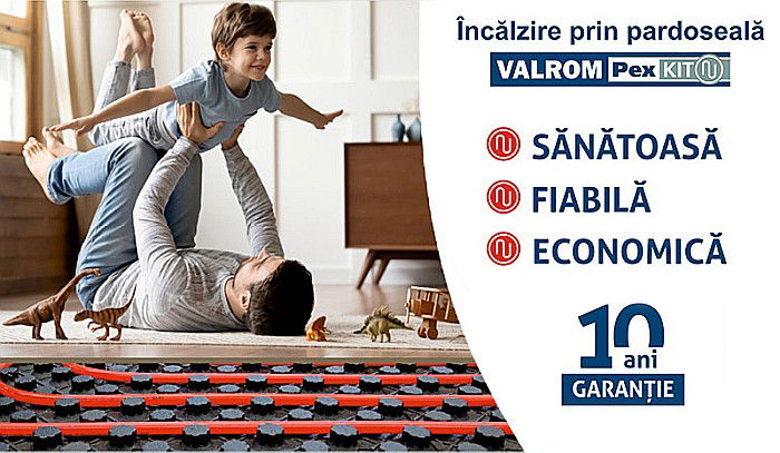 KIT INCALZIRE IN PARDOSEALA 60MP VALROM CONFORT CU AUTOMATIZARE FIR [2]