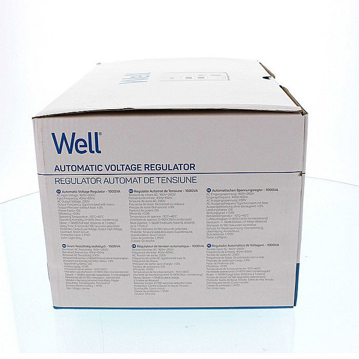 STABILIZATOR AUTOMAT 1000VA ALB CU SERVO MOTOR CU MONTAJ PERETE AVR-SRV-SPRY1000 WE [5]