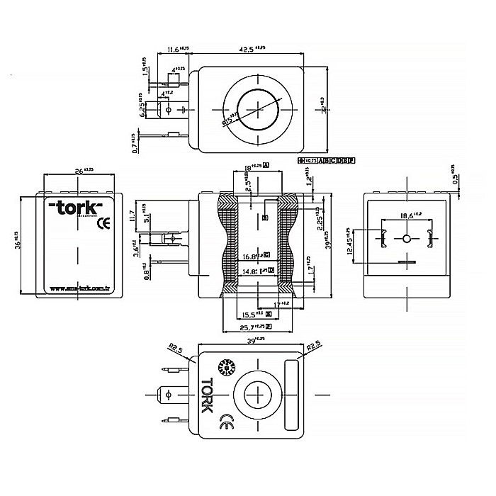 BOBINA 230VAC-15VA PENTRU ELECTROVANE ELECTROVENTILE TORK [3]