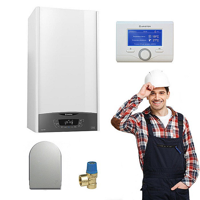 Pachet CENTRALA TERMICA PE GAZ ARISTON CLAS ONE SYSTEM 35 KW CU BOILER 300L [1]