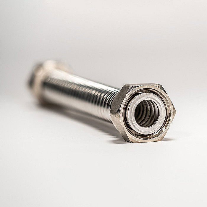 AZ RACORD FLEXIBIL INOX GOFRAT 1/2-1/2 FI-FI 10CM [2]