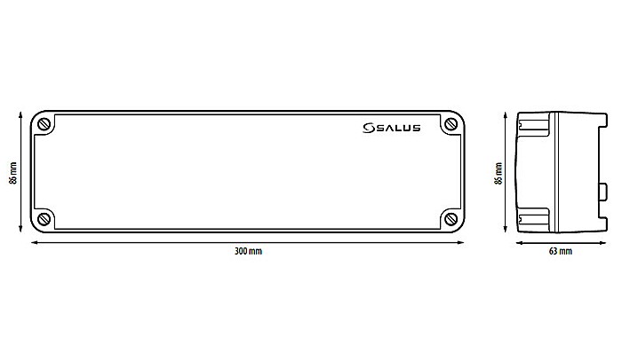 CENTRU COMANDA SIMPLU KL06 6 ZONE 230V KL06-M SALUS [3]