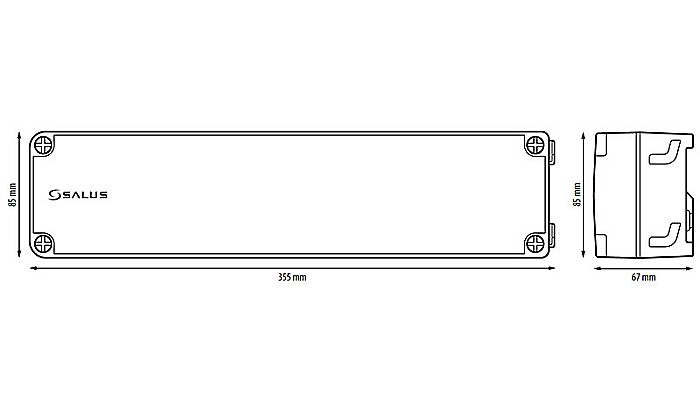 CENTRU DE COMANDA SALUS KL08NSB CU 8 ZONE SI MODUL PENTRU CONTROL POMPA SI CENTRALA INCLUS [3]