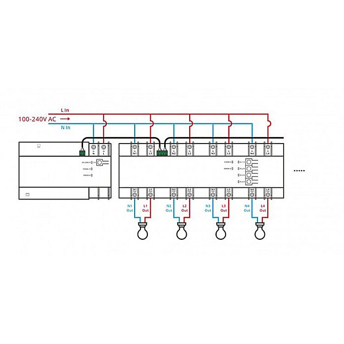 Sonoff spm smart stackable power meter - 4 relee [3]