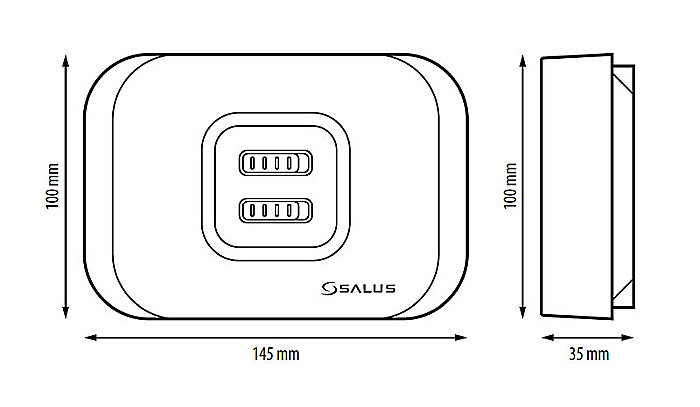 MODUL SUPLIMENTAR DE CONTROL - RECEPTOR PENTRU SISTEMUL SALUS IT600 RX10RF [3]
