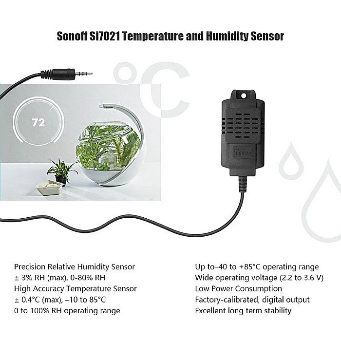 Sonoff si7021 senzor temperatura si umiditate pentru sonoff th [2]