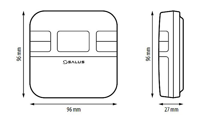 TERMOSTAT NEPROGRAMABIL RT310 CU FIR SALUS [3]