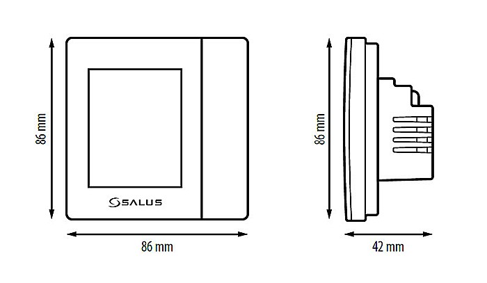 TERMOSTAT SALUS VS30B NEGRU NON INTERNET PROGRAMABIL IN DOZA SALUS IT600 [3]