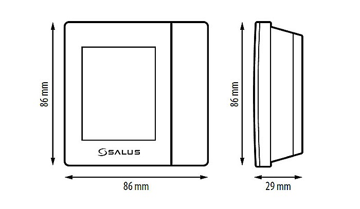 TERMOSTAT WIRELESS DIGITAL SALUS VS20WRF ALB PROGRAMABIL SALUS IT600 [3]