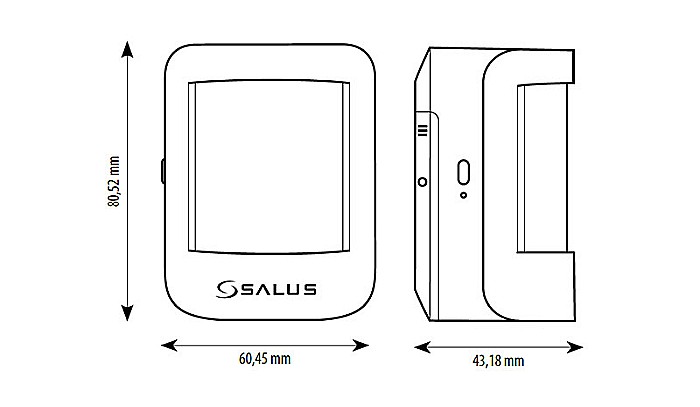 Senzor de miscare salus ms600 cu baterie control prin internet [3]