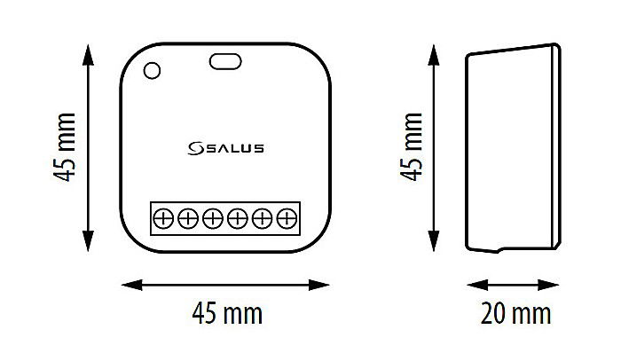 Releu salus rs600 dublu pentru jaluzele electrice [3]