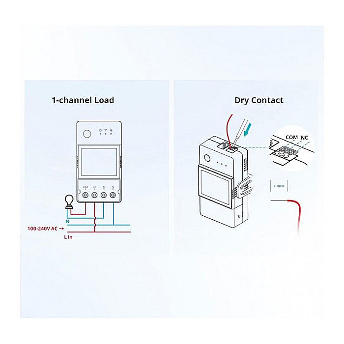 Sonoff th16d elite r3 releu inteligent control temperatura umiditate 16a lcd thr316d [2]