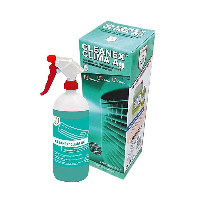 CLEANEX CLIMA AG 1 KG AGENT DE CURATARE CU ACTIUNE DEZINFECTANTA PENTRU APARATE DE AER CONDITIONAT CU PULVERIZATOR LBXCLCL001 [1]