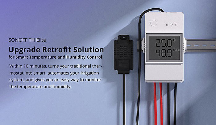 Sonoff th20d elite r3 releu inteligent control temperatura umiditate 20a lcd thr320d [2]