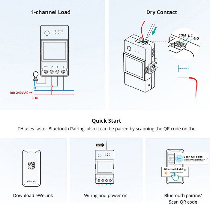 Sonoff th20d elite r3 releu inteligent control temperatura umiditate 20a lcd thr320d [16]