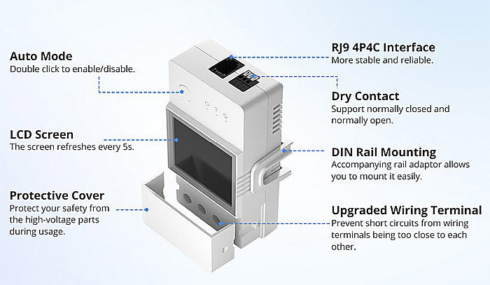 Sonoff th20d elite r3 releu inteligent control temperatura umiditate 20a lcd thr320d [15]