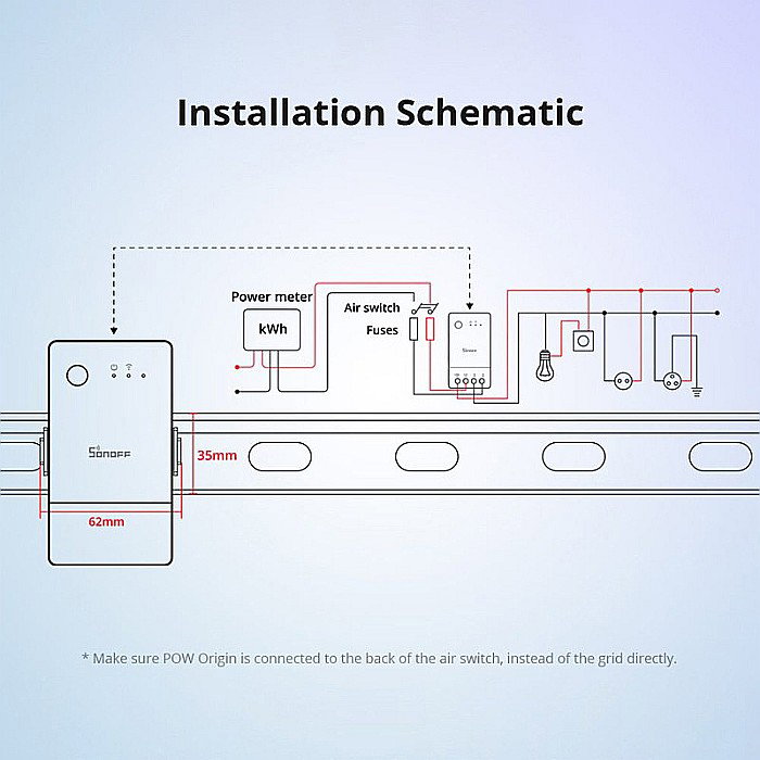 Sonoff powr316 origin releu inteligent masurare consum energie 16a [18]