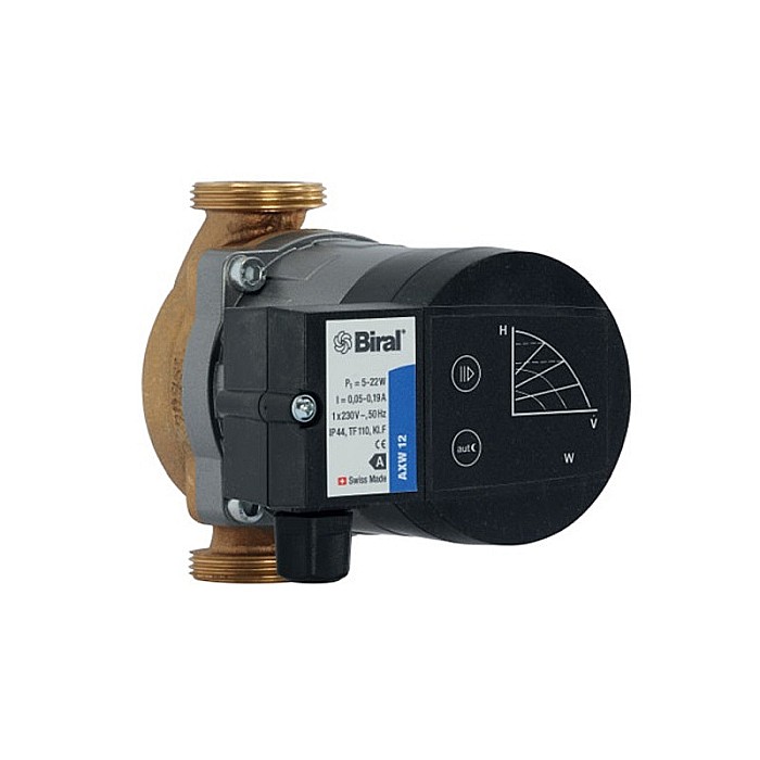 POMPA ELECTRONICA RECIRCULARE BIRAL COMPAX 20-6 150 BLUE R 11/4 150MM 230V APA CALDA CONSUM PROTECTIE MOTOR SI AFISARE CONSUM PUTERE [1]