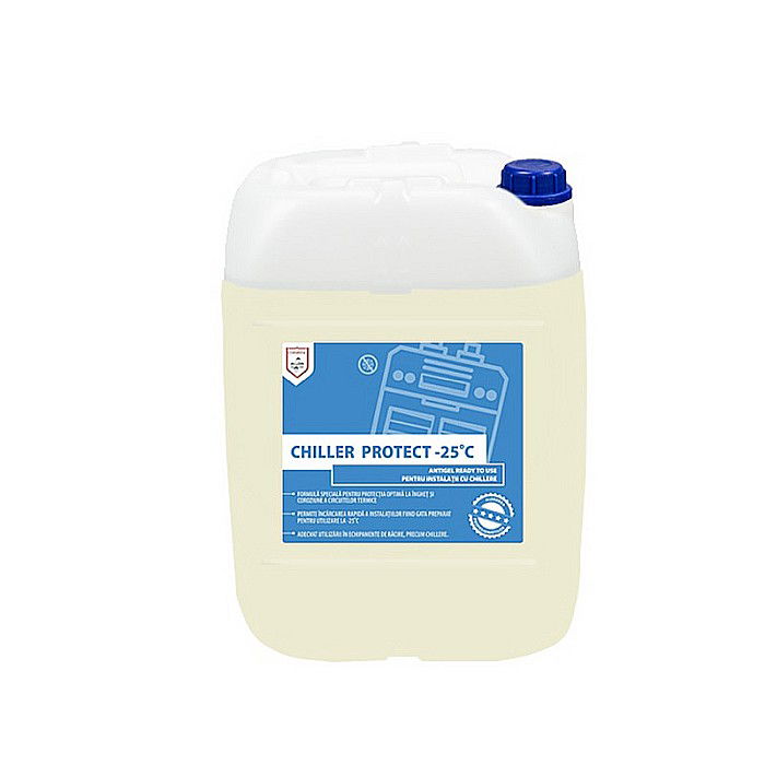 CHILLER PROTECT -25 GRADE 20 KG ANTIGEL PREPARAT DE -25 GRADE PENTRU INSTALATII CU CHILLERE LBXCHIL020 [1]