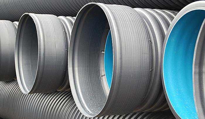 Teava corugata SN4 630 (interior530) pentru canalizare pvc BUCATA DE 6 METRI [5]