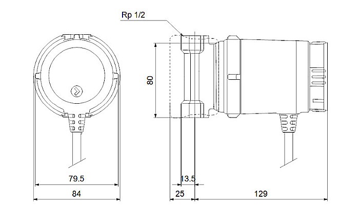 POMPA RECIRCULARE GRUNDFOS UP 15-14 BA PM 97916757 [3]