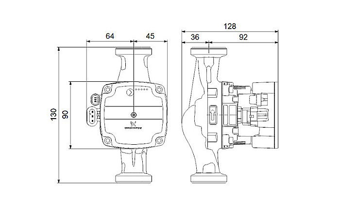 POMPA RECIRCULARE GRUNDFOS ALPHA SOLAR 15-75 130 [3]