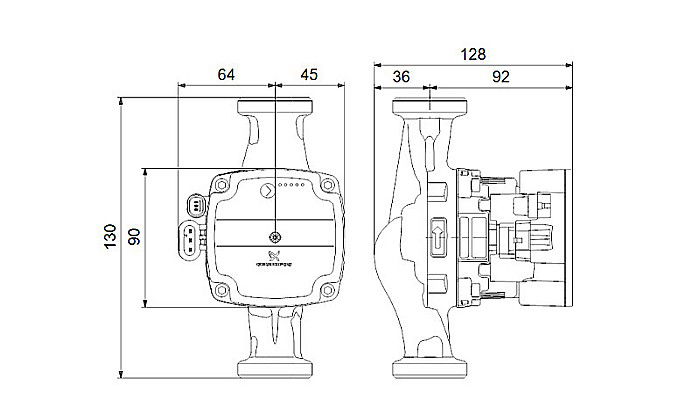 POMPA RECIRCULARE GRUNDFOS ALPHA SOLAR 25-75 130 [3]