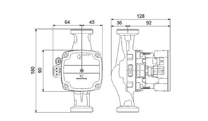 POMPA RECIRCULARE GRUNDFOS ALPHA SOLAR 25-75 180 [3]