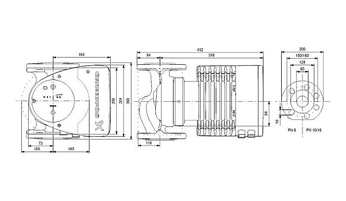 POMPA RECIRCULARE GRUNDFOS MAGNA1 80-100 F 99221408 [3]