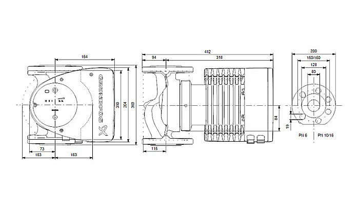 POMPA RECIRCULARE GRUNDFOS MAGNA1 80-120 F 99221409 [3]