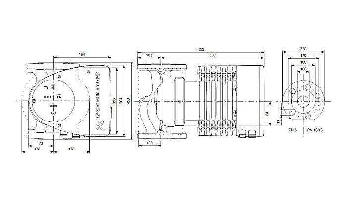 POMPA RECIRCULARE GRUNDFOS MAGNA1 100-60 F 99221439 [3]