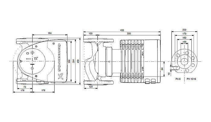 POMPA RECIRCULARE GRUNDFOS MAGNA1 100-120 F 99221442 [3]