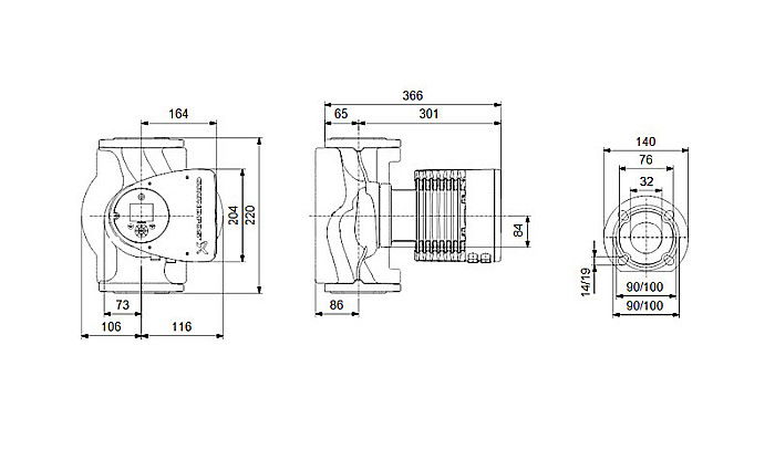 POMPA RECIRCULARE GRUNDFOS MAGNA3 32-120 F 97924259 [3]