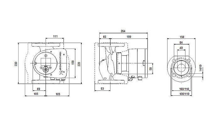 POMPA RECIRCULARE GRUNDFOS MAGNA3 40-60 F 97924267 [3]