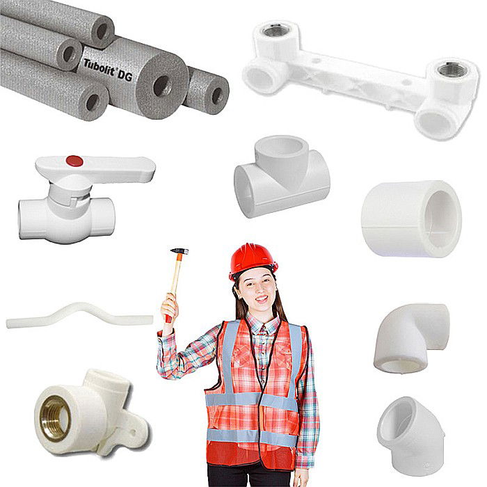 Pachet INSTALATIE BAIE PPR ALB SIMPLU [1]