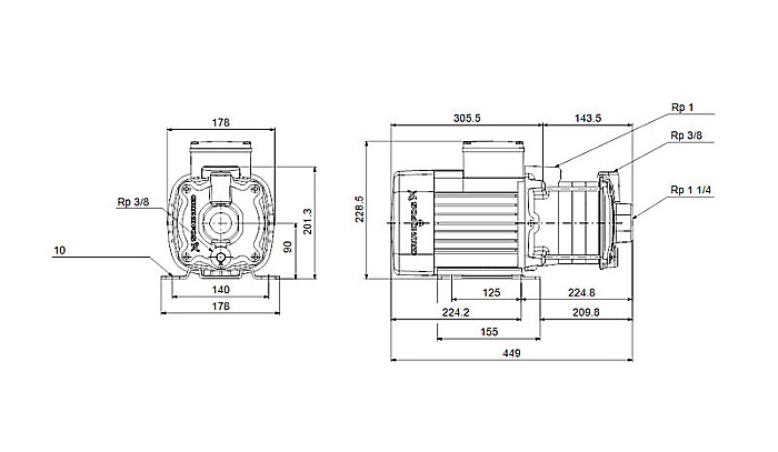 Pompa apa centrifuga multietajata Grundfos CM 5-6 220V 97516572 [4]