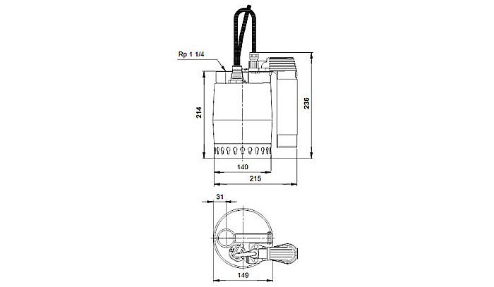 Pompa submersibila drenaj Grundfos Unilift KP 250 AV-1 012H1900 [3]