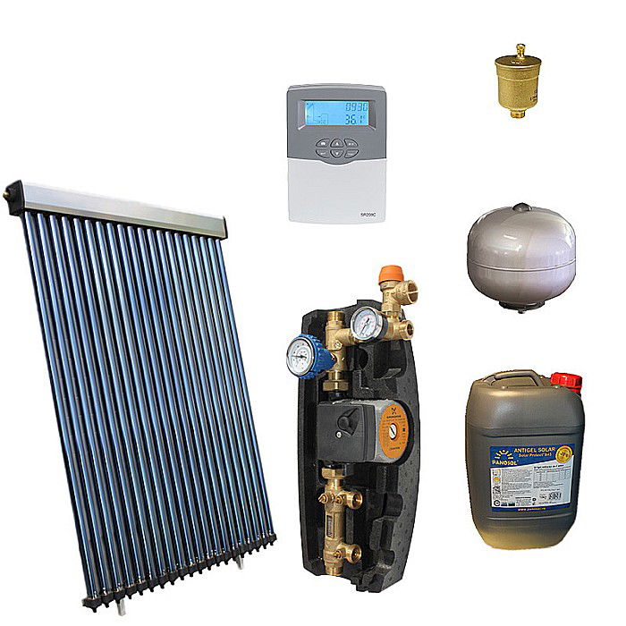 KIT PANOU SOLAR APA CALDA PRESURIZAT 3P CONFORT FARA BOILER PANOSOL C.305 [1]