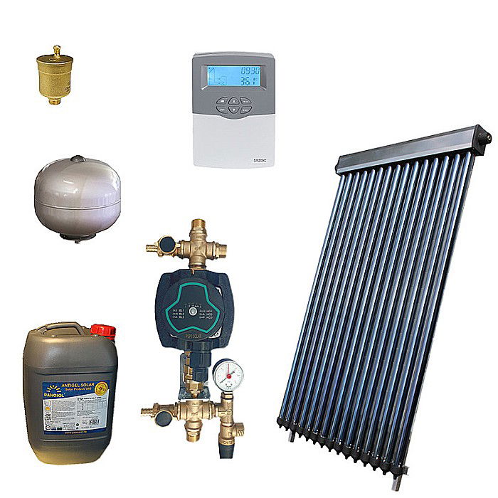 KIT PANOU SOLAR APA CALDA PRESURIZAT 2P CONFORT FARA BOILER PANOSOL C.304 [1]